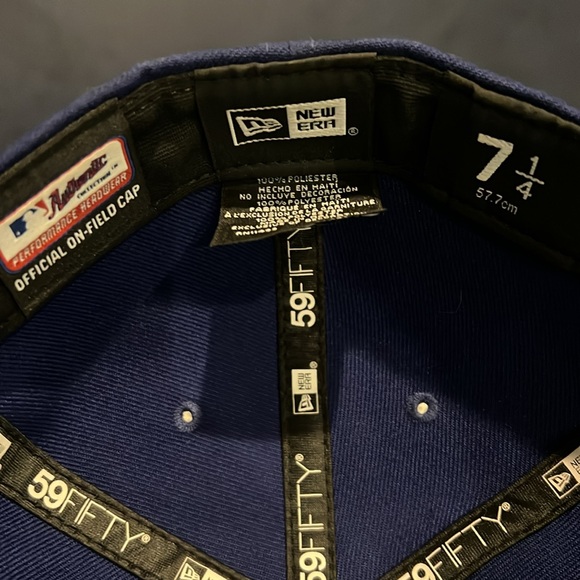 New Era Los Angeles Dodgers 59FIFTY Fitted Hat Cap Size 7 1/4 - Picture 5 of 5